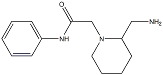 2-[2-(aminomethyl)piperidin-1-yl]-N-phenylacetamide Struktur