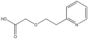 2-[2-(pyridin-2-yl)ethoxy]acetic acid Struktur