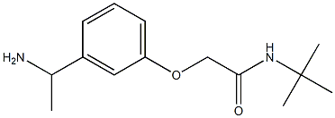 2-[3-(1-aminoethyl)phenoxy]-N-(tert-butyl)acetamide Struktur