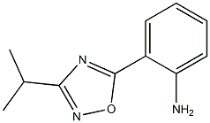 2-[3-(propan-2-yl)-1,2,4-oxadiazol-5-yl]aniline Struktur