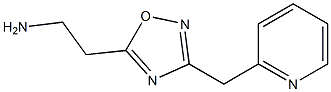 2-[3-(pyridin-2-ylmethyl)-1,2,4-oxadiazol-5-yl]ethan-1-amine Struktur