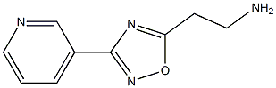 2-[3-(pyridin-3-yl)-1,2,4-oxadiazol-5-yl]ethan-1-amine Struktur