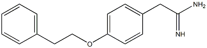 2-[4-(2-phenylethoxy)phenyl]ethanimidamide Struktur