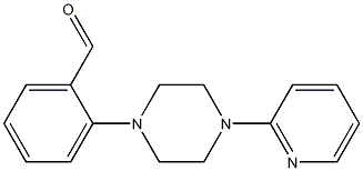 2-[4-(pyridin-2-yl)piperazin-1-yl]benzaldehyde Struktur