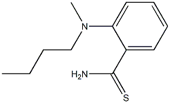 2-[butyl(methyl)amino]benzene-1-carbothioamide Struktur