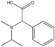 2-[methyl(propan-2-yl)amino]-2-phenylacetic acid Struktur