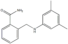 2-{[(3,5-dimethylphenyl)amino]methyl}benzamide Struktur