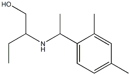 2-{[1-(2,4-dimethylphenyl)ethyl]amino}butan-1-ol Struktur