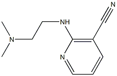 2-{[2-(dimethylamino)ethyl]amino}nicotinonitrile Struktur