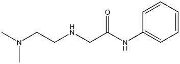 2-{[2-(dimethylamino)ethyl]amino}-N-phenylacetamide Struktur