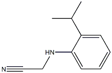 2-{[2-(propan-2-yl)phenyl]amino}acetonitrile Struktur