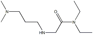 2-{[3-(dimethylamino)propyl]amino}-N,N-diethylacetamide Struktur