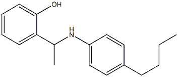 2-{1-[(4-butylphenyl)amino]ethyl}phenol Struktur