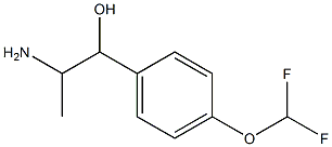 2-amino-1-[4-(difluoromethoxy)phenyl]propan-1-ol Struktur