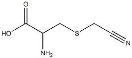 2-amino-3-[(cyanomethyl)thio]propanoic acid Struktur