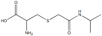 2-amino-3-{[2-(isopropylamino)-2-oxoethyl]thio}propanoic acid Struktur