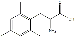 2-amino-3-mesitylpropanoic acid Struktur