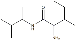 2-amino-3-methyl-N-(3-methylbutan-2-yl)pentanamide Struktur