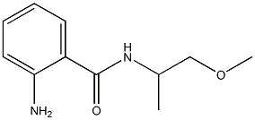 2-amino-N-(1-methoxypropan-2-yl)benzamide Struktur