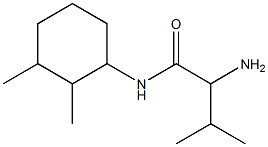 2-amino-N-(2,3-dimethylcyclohexyl)-3-methylbutanamide Struktur