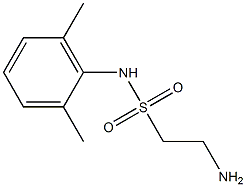 2-amino-N-(2,6-dimethylphenyl)ethanesulfonamide Struktur