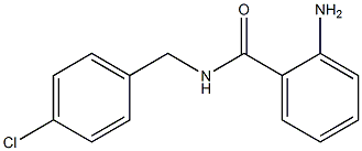 2-amino-N-[(4-chlorophenyl)methyl]benzamide Struktur