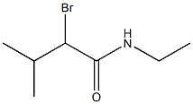 2-bromo-N-ethyl-3-methylbutanamide Struktur