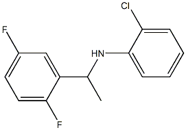 2-chloro-N-[1-(2,5-difluorophenyl)ethyl]aniline Struktur