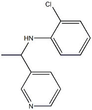 2-chloro-N-[1-(pyridin-3-yl)ethyl]aniline Structure