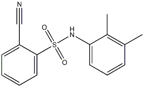 2-cyano-N-(2,3-dimethylphenyl)benzenesulfonamide Struktur