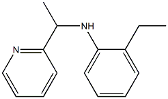 2-ethyl-N-[1-(pyridin-2-yl)ethyl]aniline Struktur