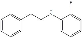 2-fluoro-N-(2-phenylethyl)aniline Struktur