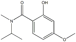 2-hydroxy-4-methoxy-N-methyl-N-(propan-2-yl)benzamide Struktur