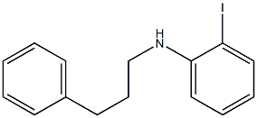 2-iodo-N-(3-phenylpropyl)aniline Struktur