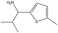 2-methyl-1-(5-methylthiophen-2-yl)propan-1-amine Struktur