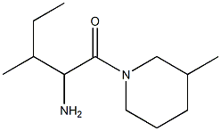 2-methyl-1-[(3-methylpiperidin-1-yl)carbonyl]butylamine Struktur