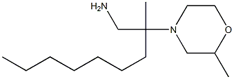 2-methyl-2-(2-methylmorpholin-4-yl)nonan-1-amine Struktur