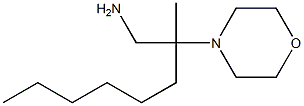 2-methyl-2-(morpholin-4-yl)octan-1-amine Struktur