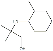 2-methyl-2-[(2-methylcyclohexyl)amino]propan-1-ol Struktur