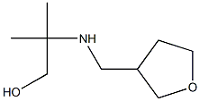 2-methyl-2-[(oxolan-3-ylmethyl)amino]propan-1-ol Struktur