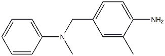 2-methyl-4-{[methyl(phenyl)amino]methyl}aniline Struktur