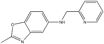 2-methyl-N-(pyridin-2-ylmethyl)-1,3-benzoxazol-5-amine Struktur