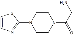 2-oxo-2-[4-(1,3-thiazol-2-yl)piperazin-1-yl]ethanamine Struktur