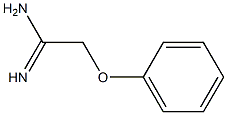 2-phenoxyethanimidamide Struktur