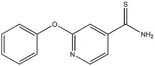 2-phenoxypyridine-4-carbothioamide Struktur