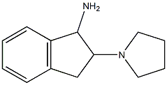 2-pyrrolidin-1-yl-2,3-dihydro-1H-inden-1-ylamine Struktur