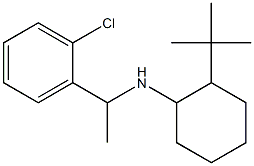 2-tert-butyl-N-[1-(2-chlorophenyl)ethyl]cyclohexan-1-amine Struktur