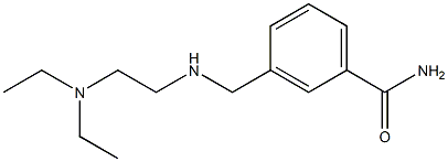 3-({[2-(diethylamino)ethyl]amino}methyl)benzamide Struktur