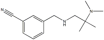 3-({[2-(dimethylamino)-2-methylpropyl]amino}methyl)benzonitrile Struktur