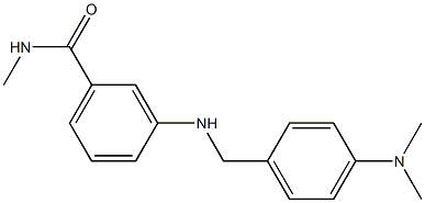 3-({[4-(dimethylamino)phenyl]methyl}amino)-N-methylbenzamide Struktur